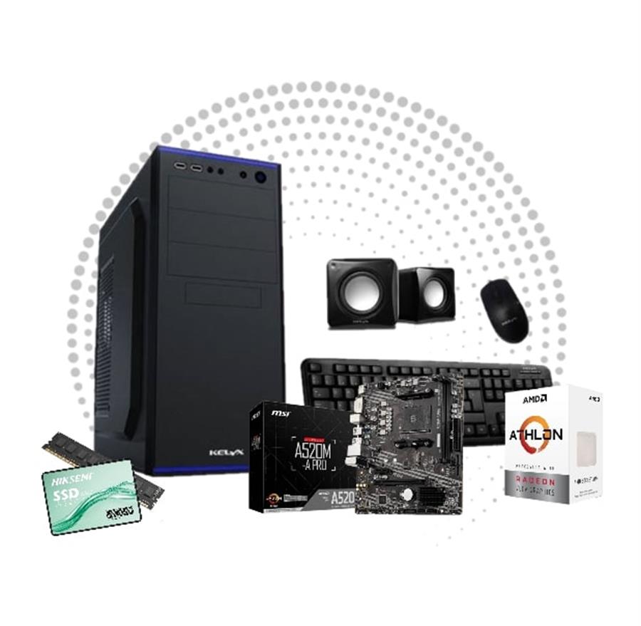 Pc Armada Kelyx AMD Athlon 3000G 8G SSD 240Gb