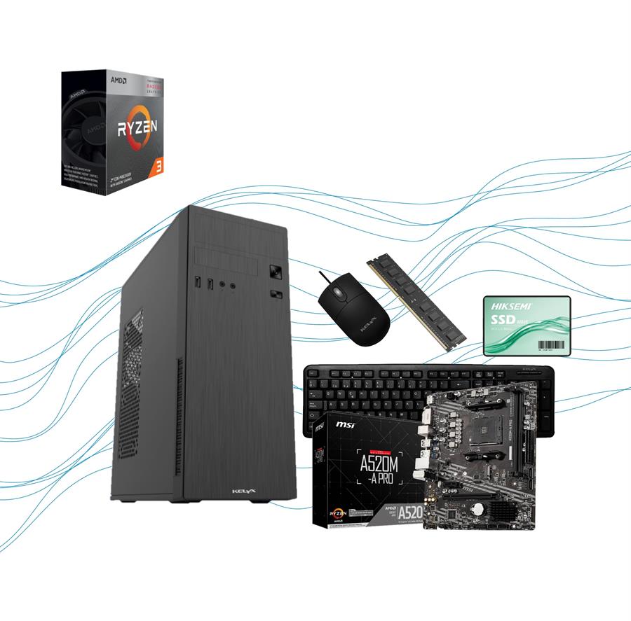 Pc Armada Kelyx AMD Ryzen 3-3200G 8G SSD 240Gb